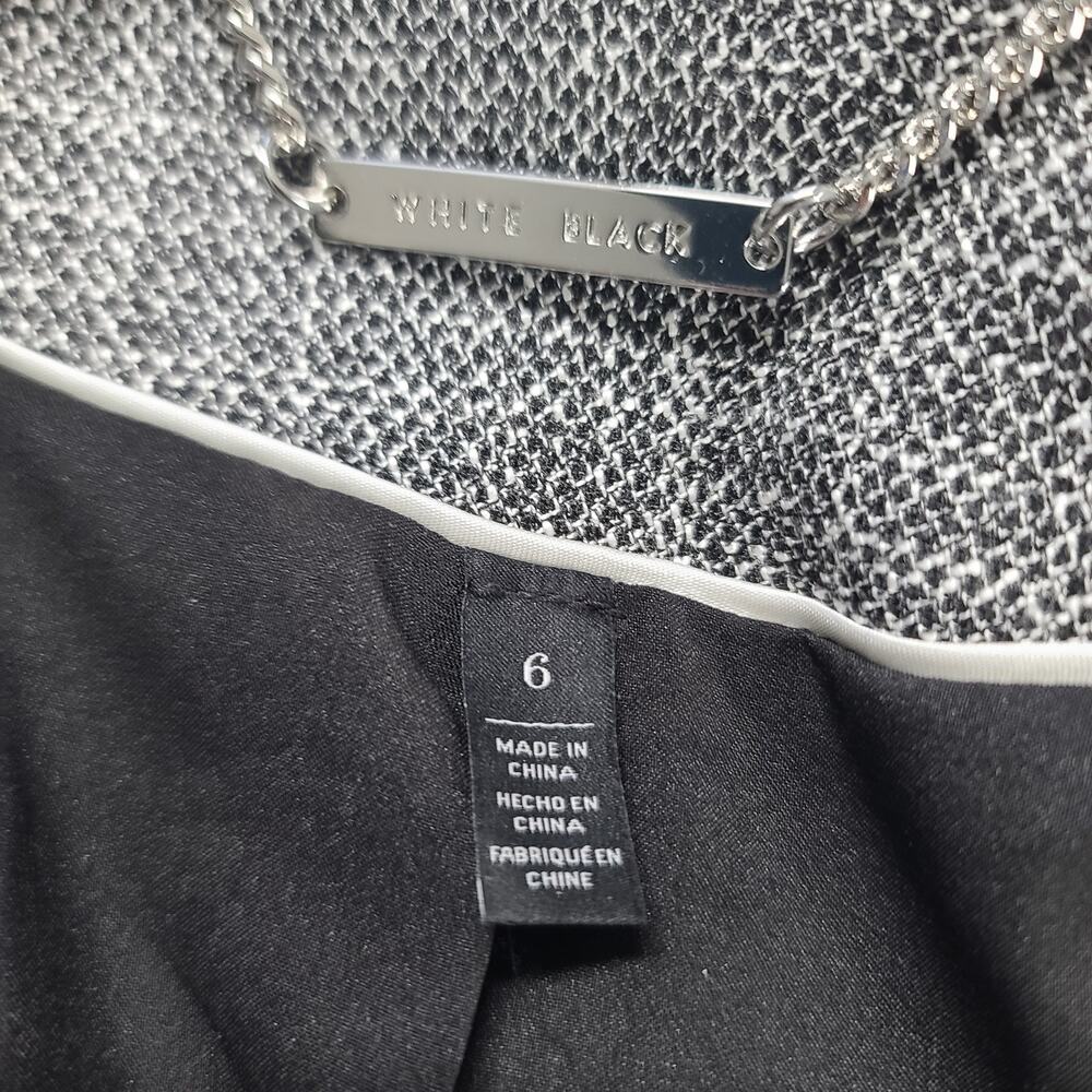 White House Black Market tweed blazer Sz 6 Twee Career Polished Boardroom women - Picture 8 of 12